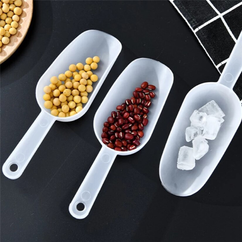 1/3Pcs Multifunctionele Plastic Scoop Ice Schop Meel Meten Buffet Ijs Thuis Gebruiksvoorwerpen Voor Keuken Gemak