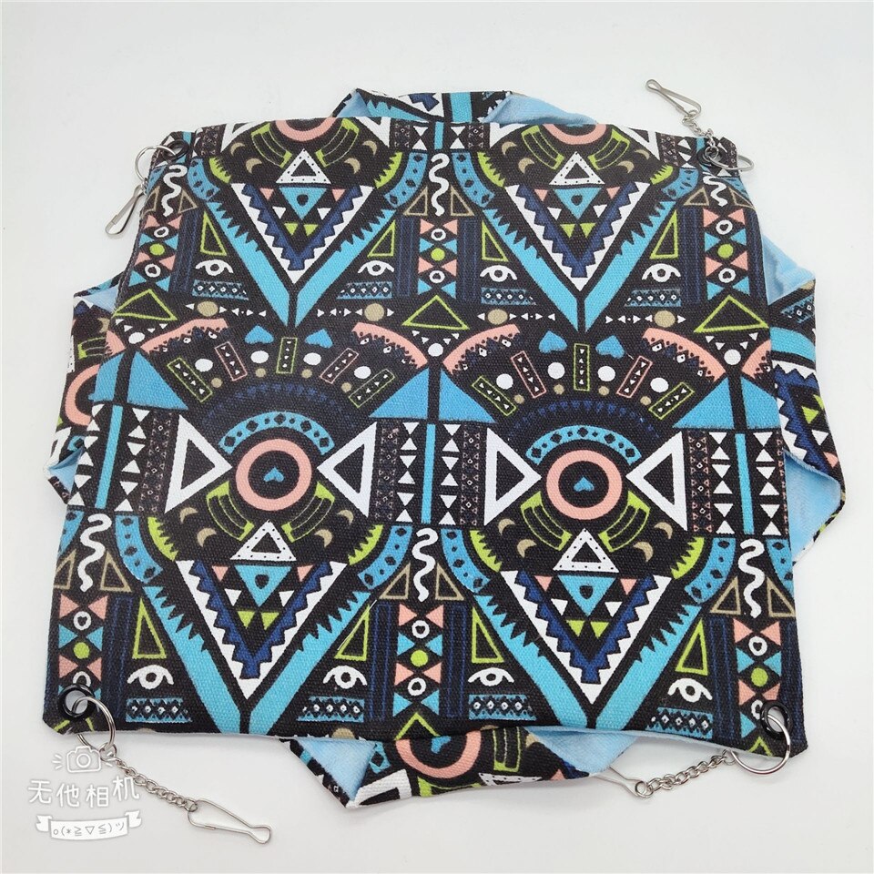 Summer Autumn Small Animal Hamster Squirrel Hammock Double layer Canvas Breathable Haning Sleeping Bed House Pets Suppiles