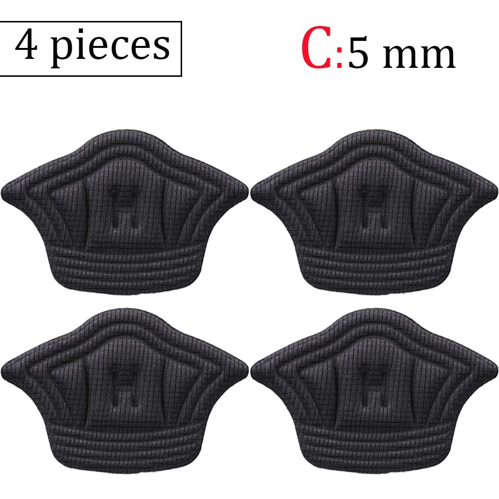 Einlegesohlen, Patch-Fersenpolster für Sportschuhe, verschleißfest, Fußpolster, Kisseneinsatz, Einlegesohle, Fersenschutz, Rückenaufkleber, 4 Stück, 2 Stück: Grün