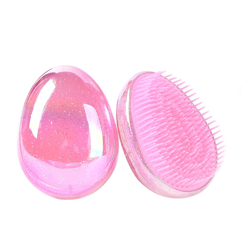 Cepillo para el pelo en forma de huevo, peine para desenredar, 5 colores, peine antinudo, peine de peluquería, peine de masaje, herramientas de peinado para el cuidado del cabello: 01