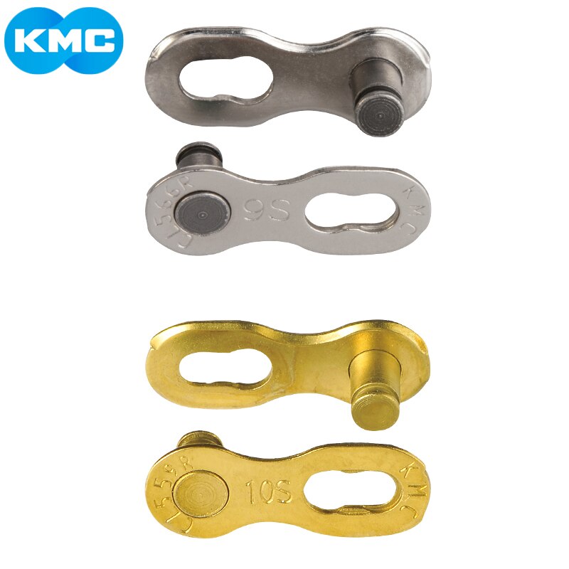 KMC – maillons de chaîne de vélo de route, 6/7/8/9/10/11 vitesses, une paire, or argent, pour Shimano
