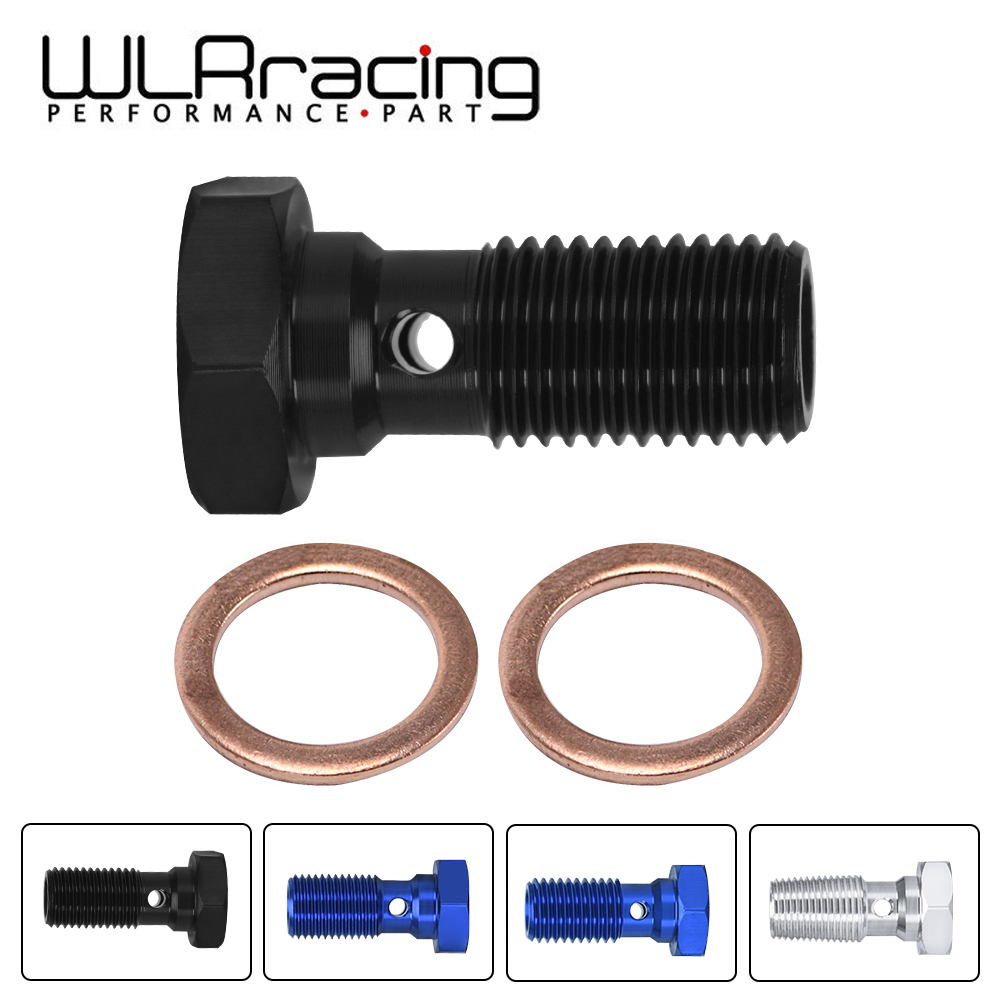 Banjo-tornillos de cilindro maestro de freno delantero/trasero, Perno de pinza de manguera de freno, tornillo de embrague hidráulico, M10 x 1,25, 22mm, motocicleta