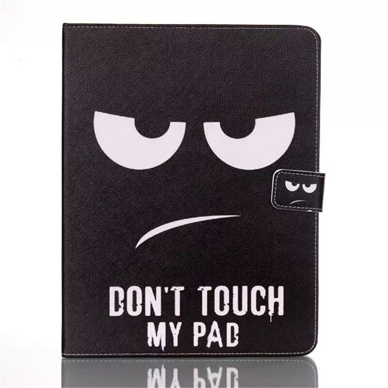 Para Apple iPad 2 3 4 Funda de Tablet PU cuero Funda del soporte abatible para iPad2 iPad3 iPad4 Funda pintada Funda piel Shell