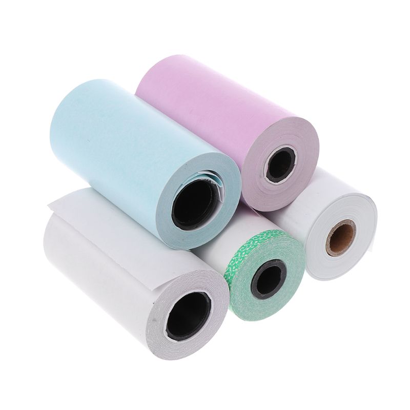 for Photo Paper Mini Printable Sticker Roll Thermal Printers Clear Printing Smudge-Proof Portable