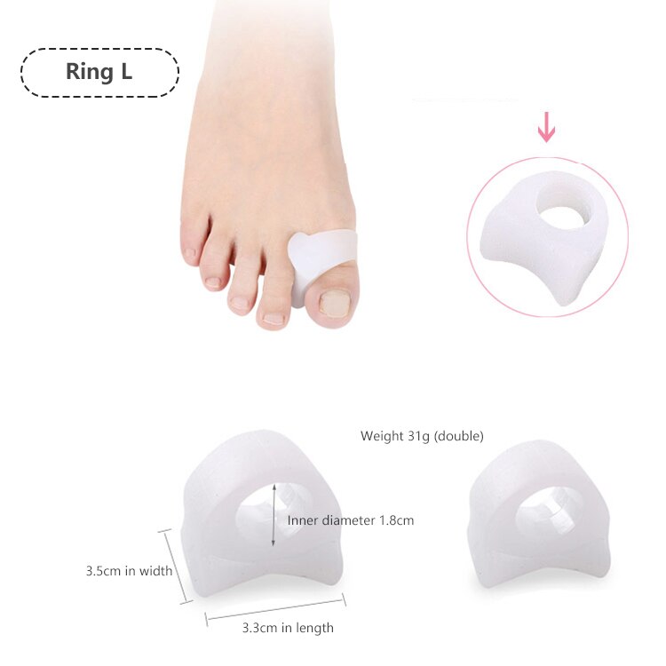9pcs set of Toe Separator Hallux Valgus Bunion Corrector Toes Separator Feet Care Tool toes elastic safety Pedicure Sock