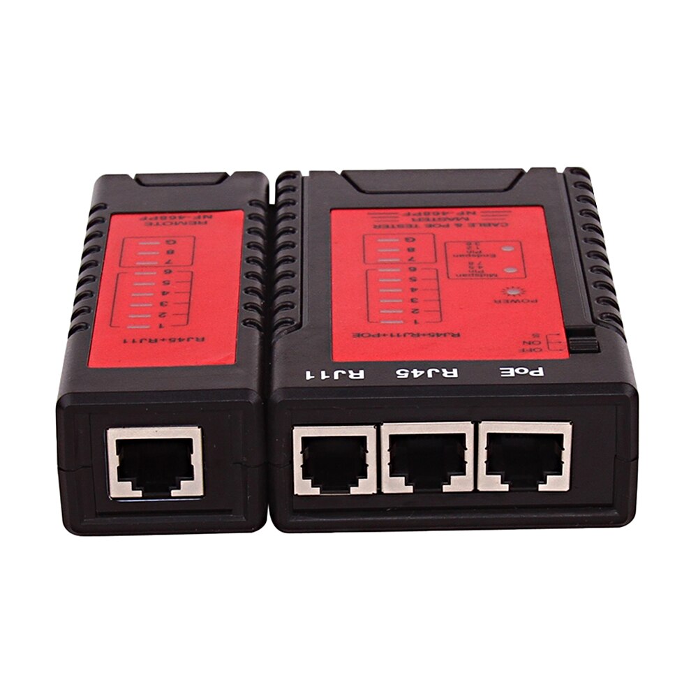 NF-468PT/NF-468PF Network Cable Tester RJ45 RJ11 PoE Switch Tester For Ethernet LAN Cable Landline Phone Wire Testing Tool: NF-468PF 