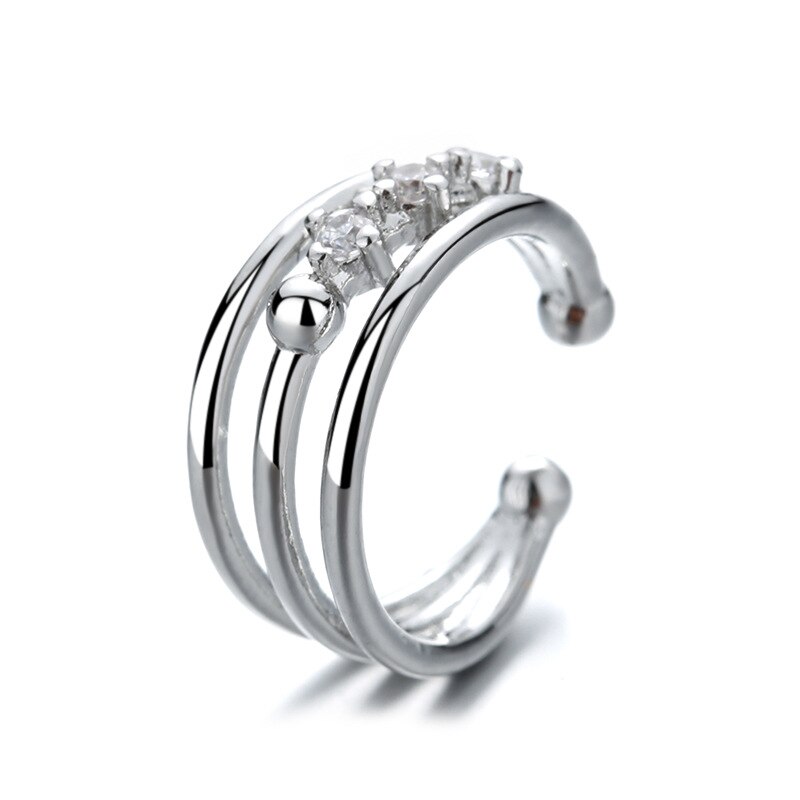 A Girl' 1 Piece Metal Ear Cuff Clip Cross Clip On Piercing Earrings for women Korea Jewelry Femme Cartilage Earcuffs: 4