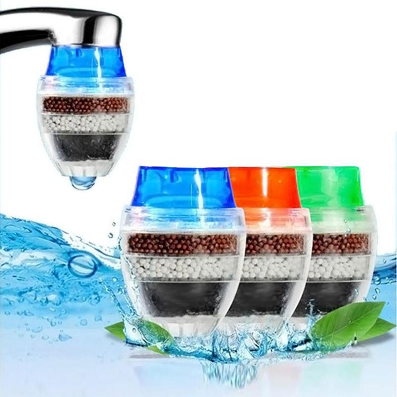 Purificador de agua para grifo de cocina, accesorios para el hogar, filtro purificador de agua limpio, filtración purificador de agua de carbón activado