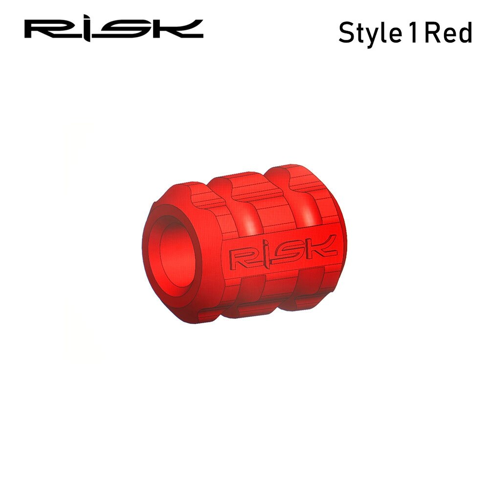 10Stck transparent Fahrrad Bremse Silikon Ring Fahrrad Bremsleitung Abdeckung Vermeiden Reibung Achteckige O-Ring Fahrrad drucken Schutz: Stil 1 rot