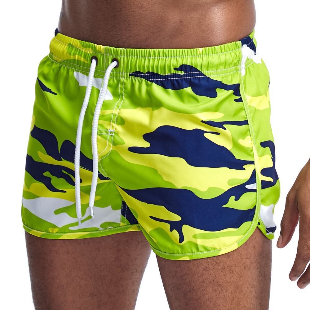 ¡Novedad de ! pantalones cortos de natación para hombre, pantalones cortos de playa para hombre, pantalones cortos de baño para hombre, pantalones cortos de baño para hombre: Amarillo / XXL