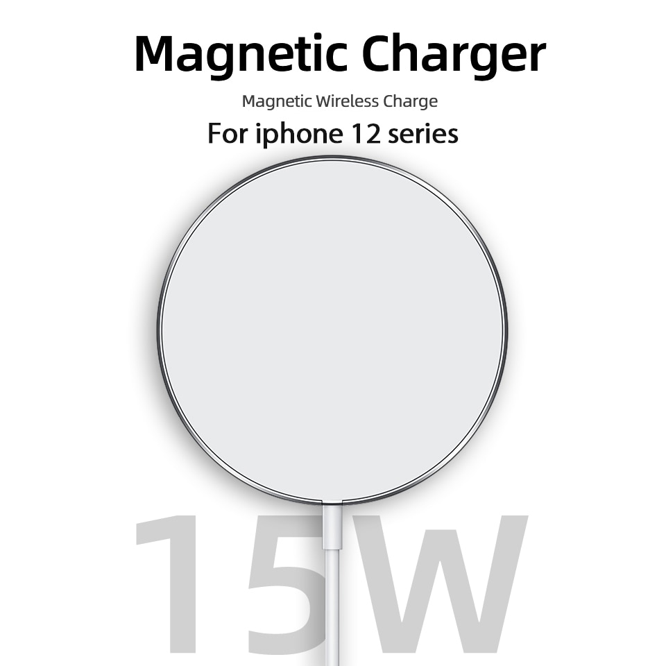 Cargador magnético inalámbrico para Iphone 12 Pro Max, cargador magnético de 15w, Mini Iphone 12, 12pro, 12, mini Usb C, PD