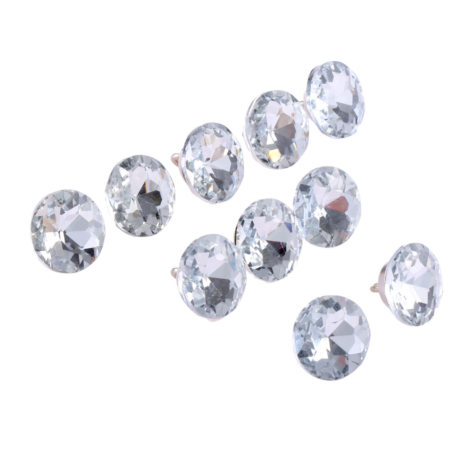 10 sztuk 14/16/18/22mm diamentowe kryształowe szklane guziki tapicerskie dekoracyjne gwoździe pinezki szpilki dla Craft Sofa części mebli ściennych: Antyczna miedź