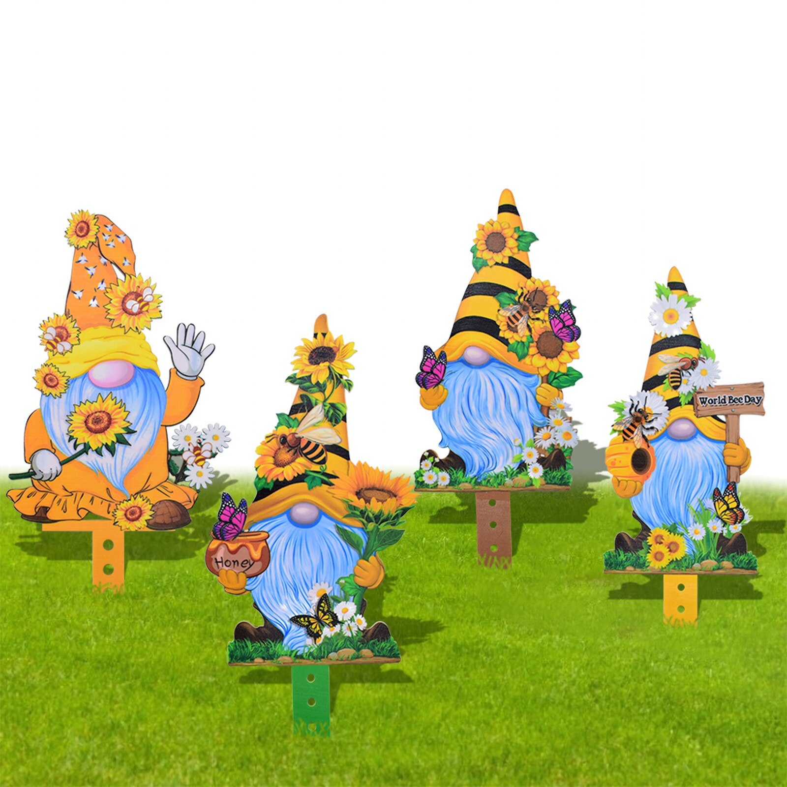 Alipis 3 Sets Houten Gnome Hangdecoraties Voor Feestdagen Faceless Doll