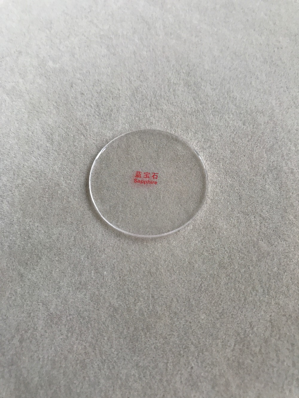 2x FLAT 1.5MM ROUND SAPPHIRE WATCH CRYSTAL GLASS FROM 35.5~37.5MM