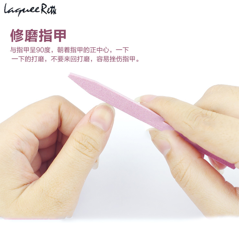 4 Uds lima de uñas removedor de cutículas tampón piedra arte de uñas manicura barra pulida 100/180