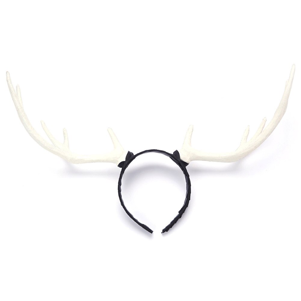 Xmas Hoofddeksels Antlers Schapen Hoorns Hoofdband Hoofddeksel Vrouwen Sieraden Foto Props Halloween Kerst Festival Cosplay Hoofdtooi: green