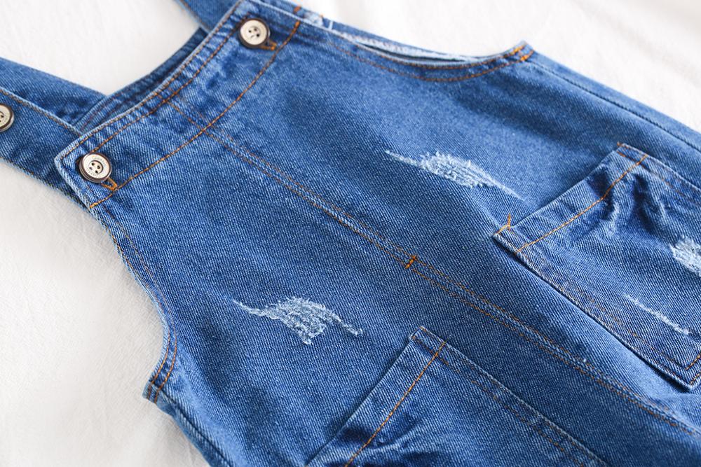 Chumhey – salopette en Denim pour bébés garçons et filles, en coton doux, avec bretelles, pantalon en jean, vêtements pour enfants, 1-4T