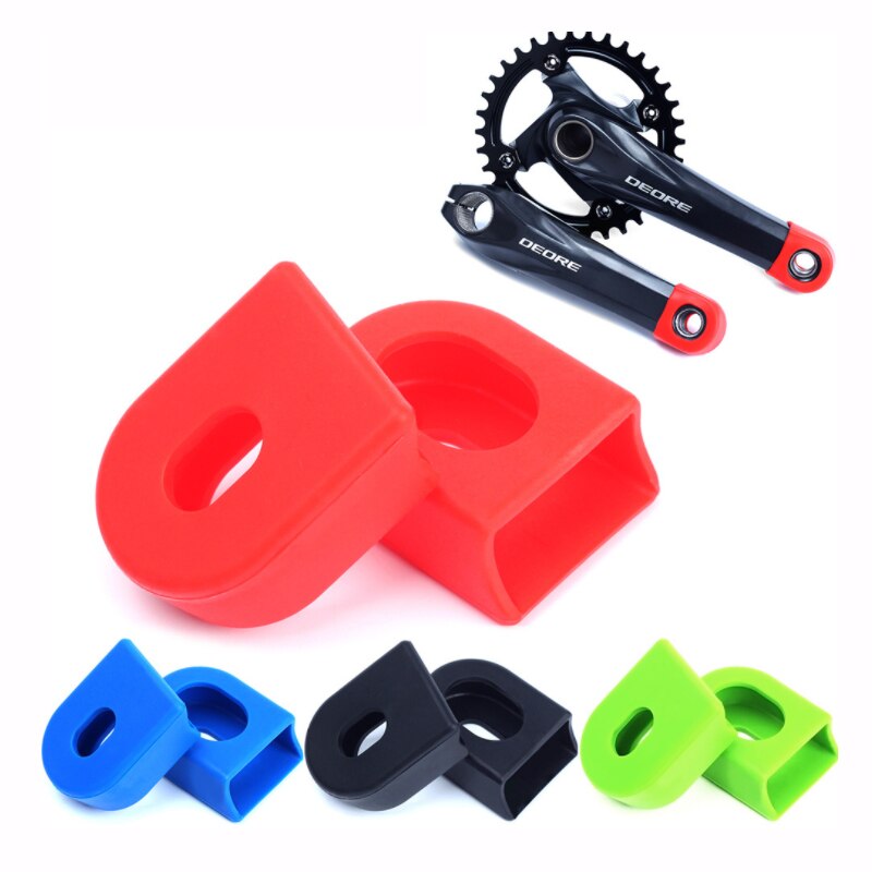 Protector de silicona para manivela de bicicleta, de caucho, para brazo de bielas, para SLX XT XTR, accesorio antipolvo