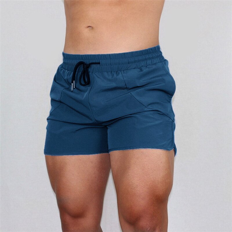 Pantalones cortos de gimnasio para hombre, Shorts deportivos para correr, Fitness, secado, tenis, baloncesto, deporte de fútbol, entrenamiento, novedad de