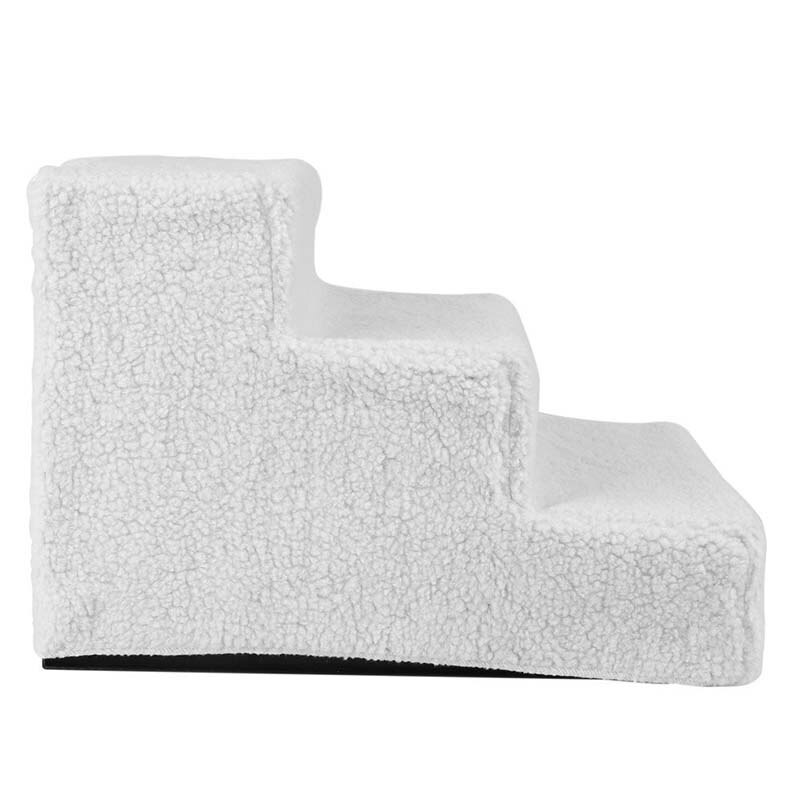 Dressage d'escaliers d'animaux pour chiens/chats blanc (trois étages)