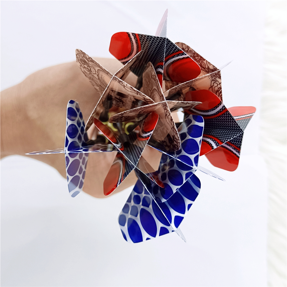 15cm 3Pcs 16g Steel Tip Darts Sports Entertainment Iron Plated Copper Dart Body Nylon Dart Rod PET Flight Darts Accessories