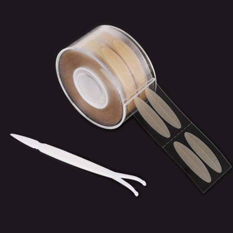 600 stuks make-up heldere beige strepen ooglid dubbele vouw ooglid sticker: Maas l