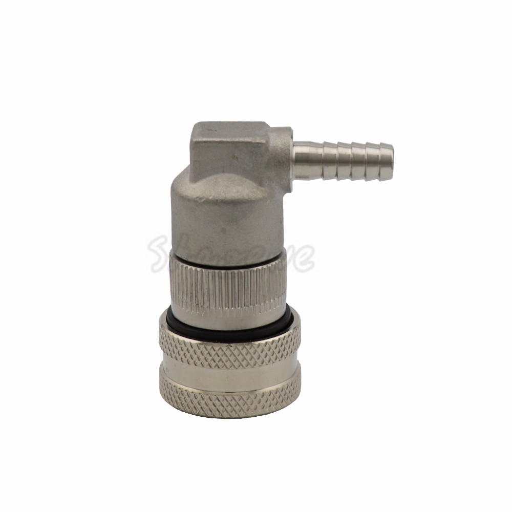 Beer Brewing Carbonation Cap w/ 5/16&quot; Barb &amp; Cornelius Keg Ball Lock Disconnect fit Soft PET bottles Homebrew Soda Connectors: Liquid Disconnect