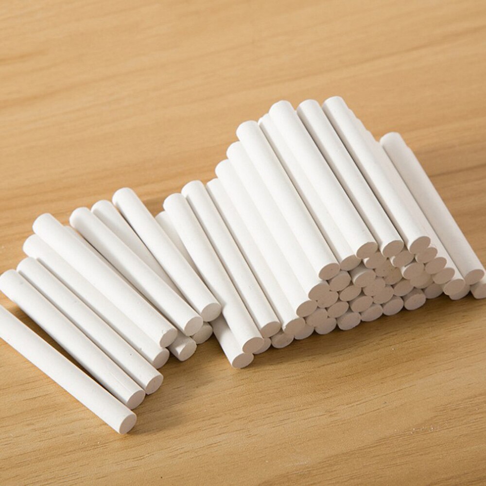 100 PCS Kids Teacher Painting Playground Side Walk Art Floor Blackboard Chalk Graffiti Office Supplies Chalk（Random packaging）