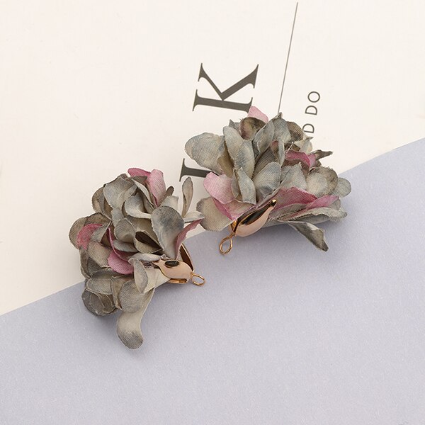 CHENGRUI F145, fabricación de joyas, material artesanal, hecho a mano, metal de cobre, suministros para manualidades, colgantes de flores diy, fabricación de joyas, 10 unids/lote: F14505