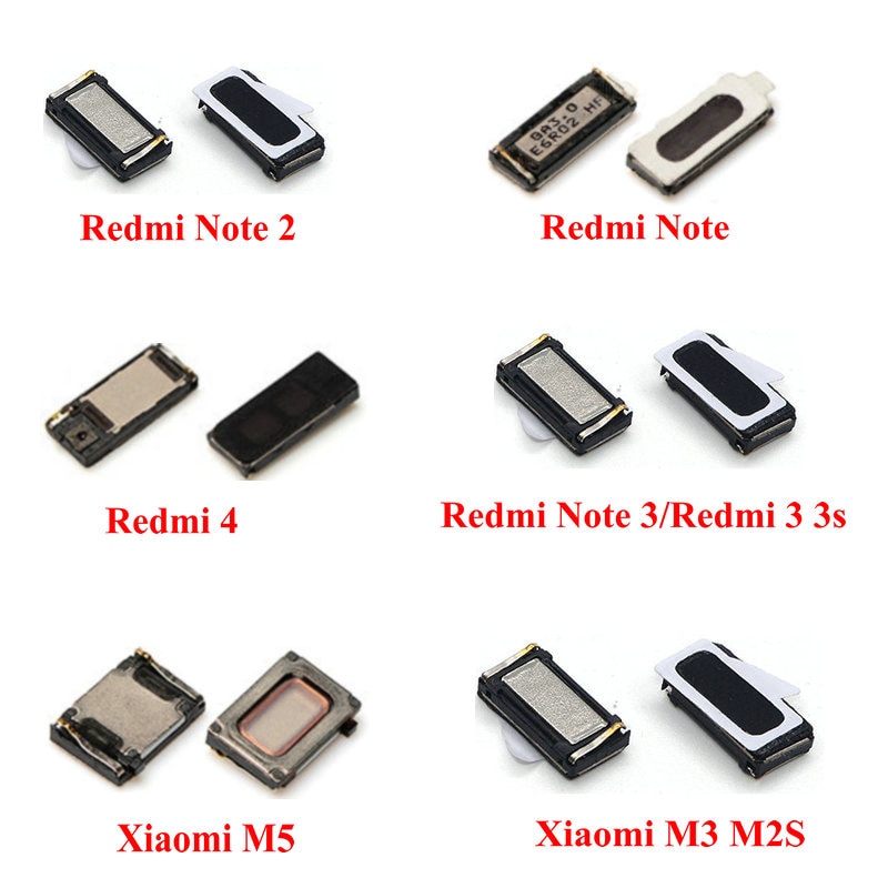 2pcs/Lot,Earpiece Ear speaker For Xiaomi Mi2 Mi3 Mi4 Mi4i Mi4c Mi4s Mi5 Mi5s Redmi 3 3s Redmi Note 2 /Redmi Note 3 /Redmi Note 4