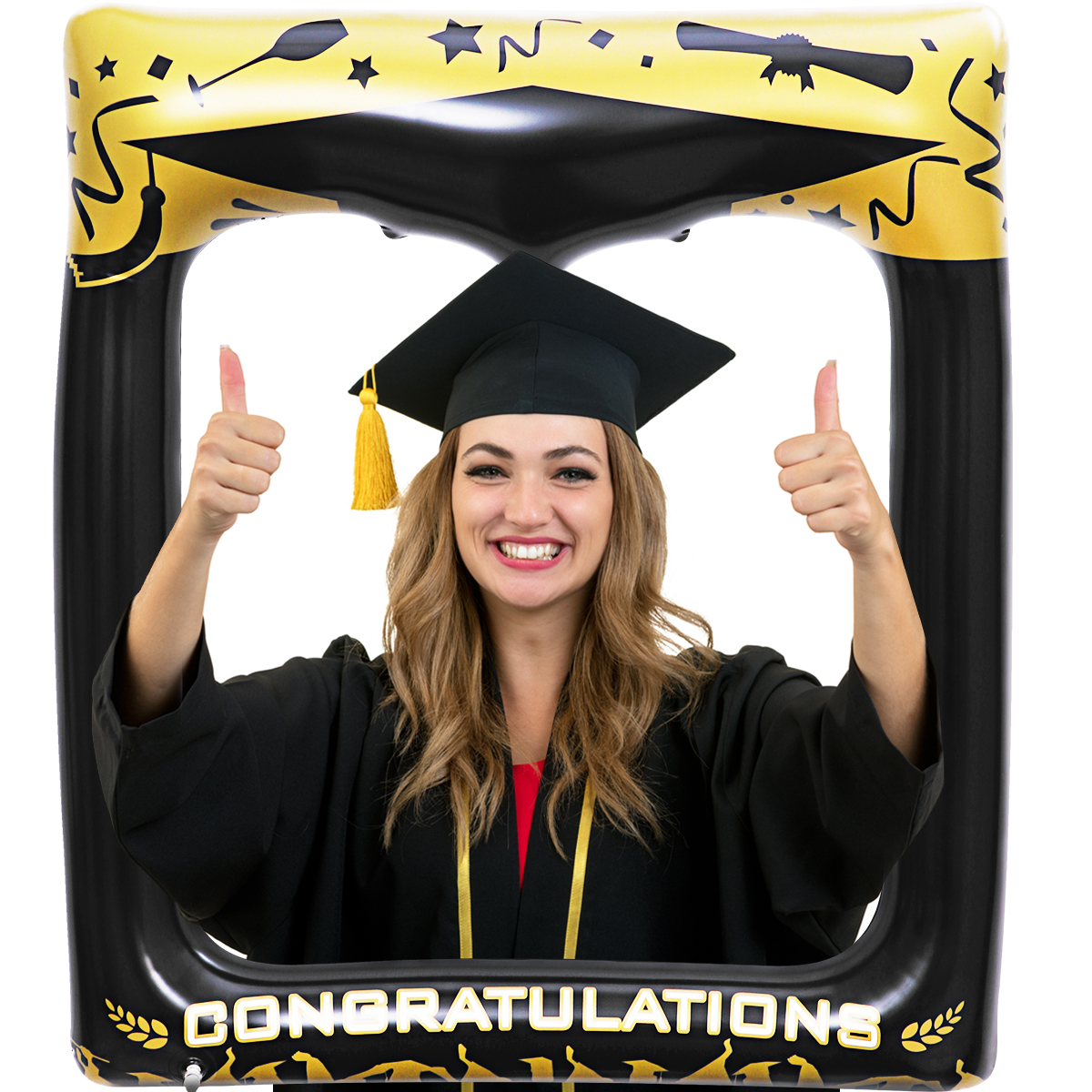 1 Pc Opblaasbare Fotolijst Blow Up Photo Booth Props Afstuderen Decoratie Accessoire Voor Graduation Wedding Party