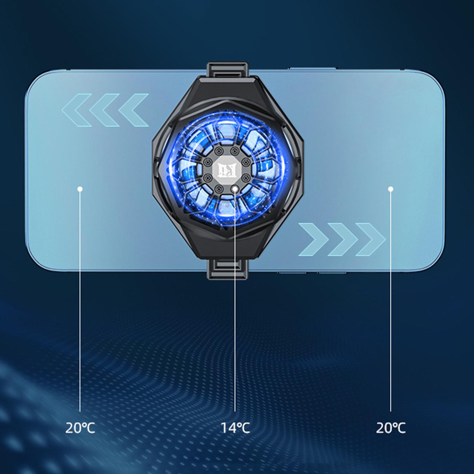 Mobiele Telefoon Cooler Mobiel Radiator Koelventilator Voor 2.63-3.46 Inch Ios/Android Telefoons Gaming Video 'S Leven