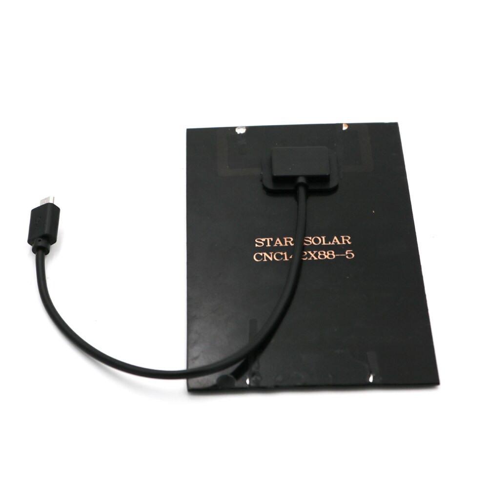 2w 5v solceller mikro usb android solcellepanel lader rute rask diy utendørs batteri polysilicon bærbar reisetavle