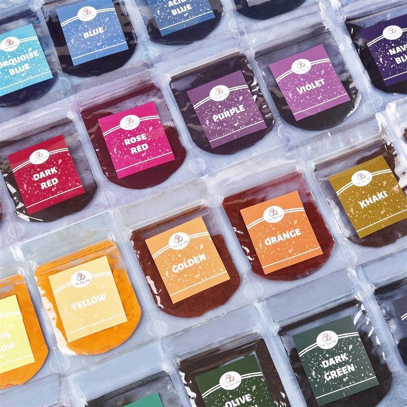 Colorant de tissu pour vêtements, 10g, 24 couleurs, Agent de coloration reconditionné, coton, lin, Jeans, toile, Pigment domestique, Tie-Dye, fournitures faites à la main