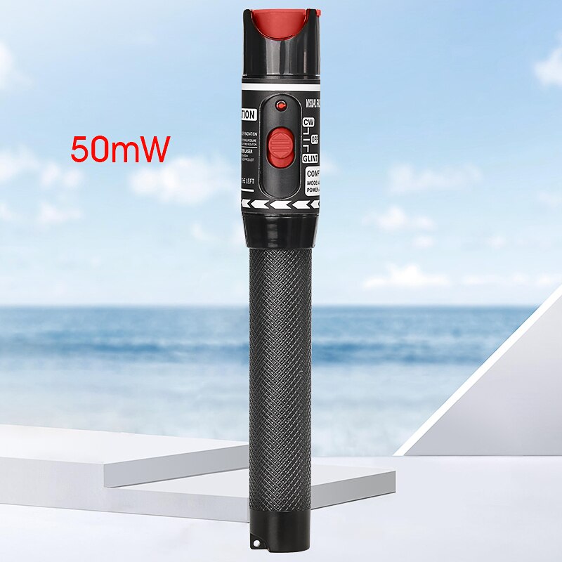 50MW Visual Fault Locator Fiber Optic Cable Tester 50KM Range VFL: 50mw 50km