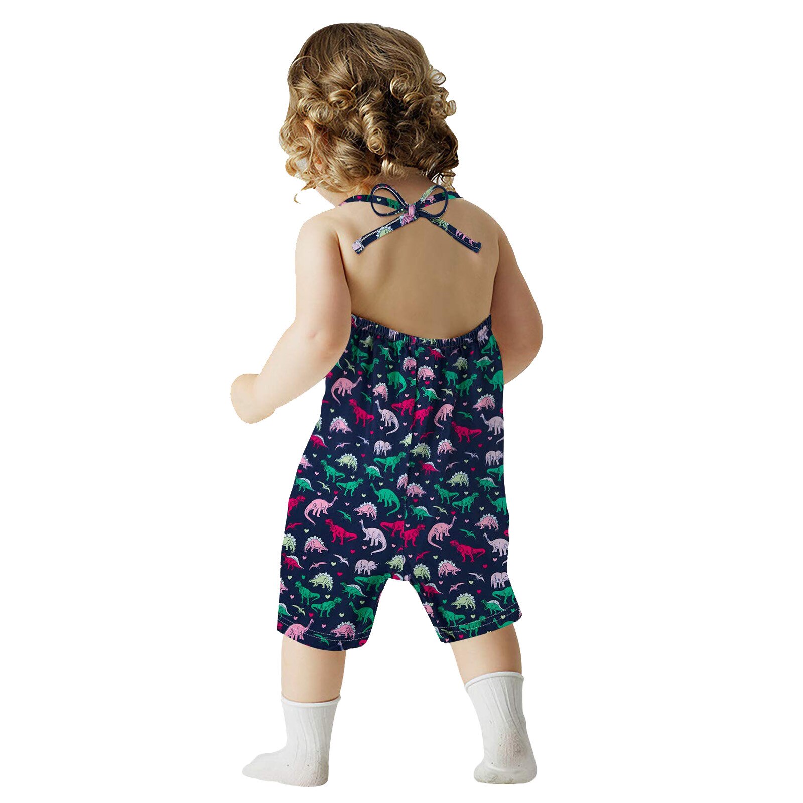 Peuter Baby Mouwloze Zomer Romper Jumpsuit Speelpakje Kids Kleding Jongens Meisjes Leuke Gedrukt Pyjama Klimmen Kleding Штаны Kind