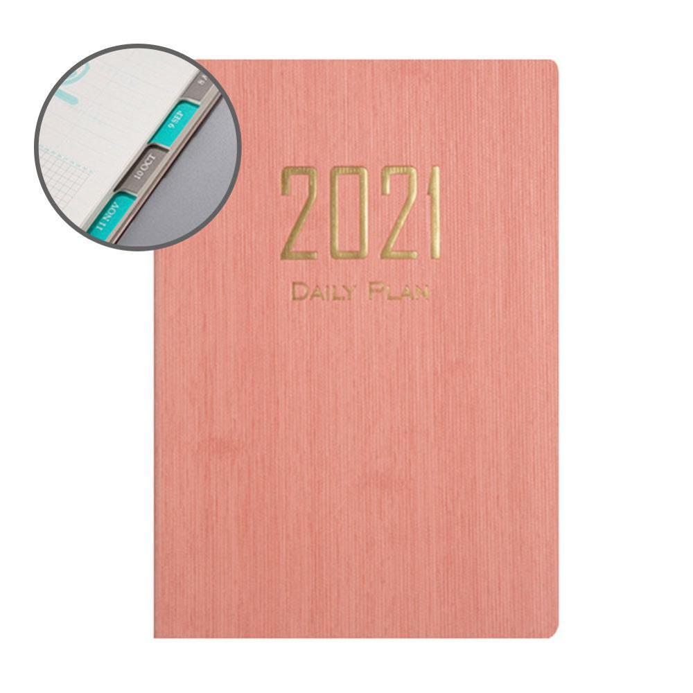 Time Management Schedule Book Color Calendar Notebook Dates Reminder Planner Table Timetable V4J1: purple