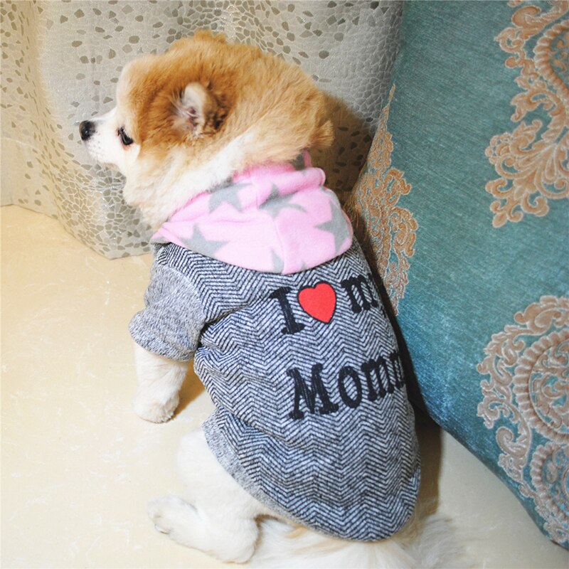 Roupas de cachorro de inverno roupas de cachorro pequeno hoodie casaco chihuahua cachorro moletom francês bulldog quente roupas de cachorro com capuz para roupas de cachorro