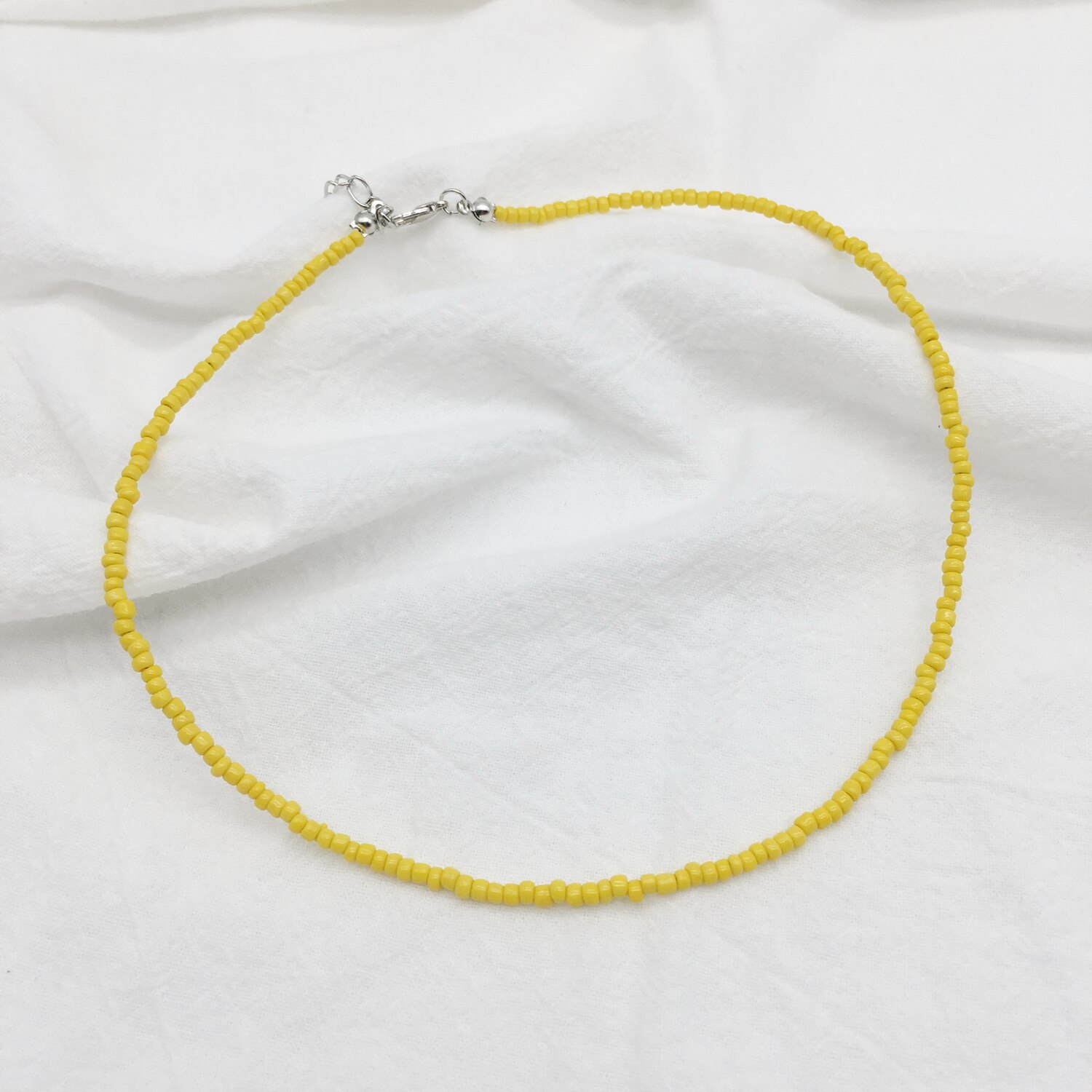 Choker damski 2021 moda 3 mm koraliki Bohemia Beach krótki naszyjnik dla urody kobiety dziewczyny hurtownia naszyjnik: 14