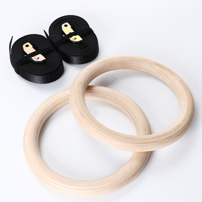 Wood Gym Rings, Wooden Gymnastic Rings, Fitness Rings, Exercise Rings, Gym Ring, Gymnast Rings, Gymnastics Rings