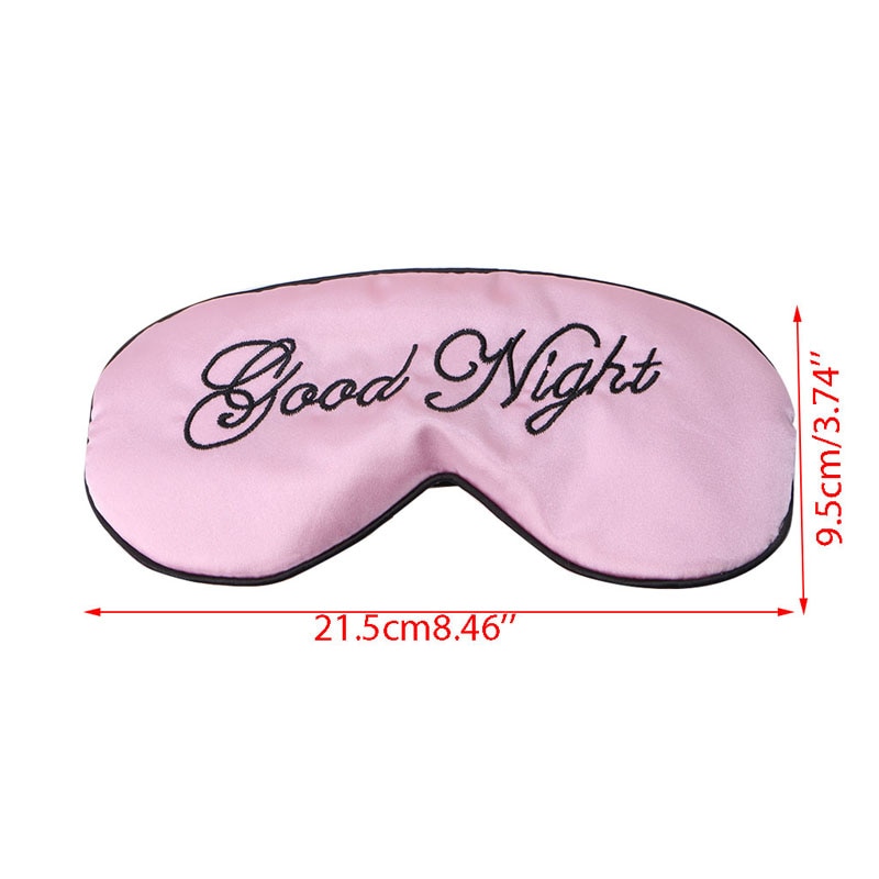 Øyenskygge øyelapp søt søvn øyemaske polstret skyggedeksel reiseavslapningshjelp bind for øynene! blå/rosa/lilla/grønn/beige 1pc