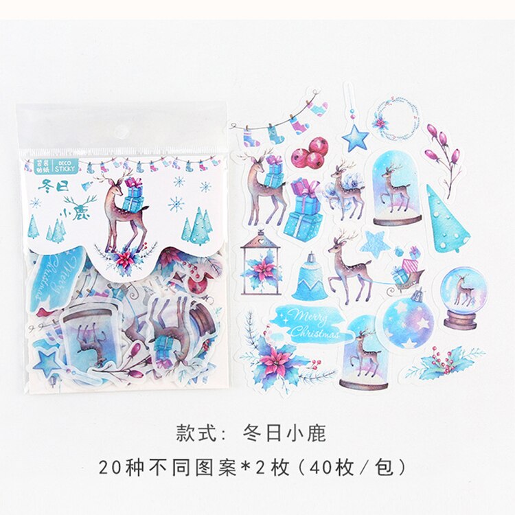 Mohamm-papier décoratif Mini fleur et chat pour Scrapbooking sur Journal, autocollants calendrier spatial mignons, papeterie à paillettes: K