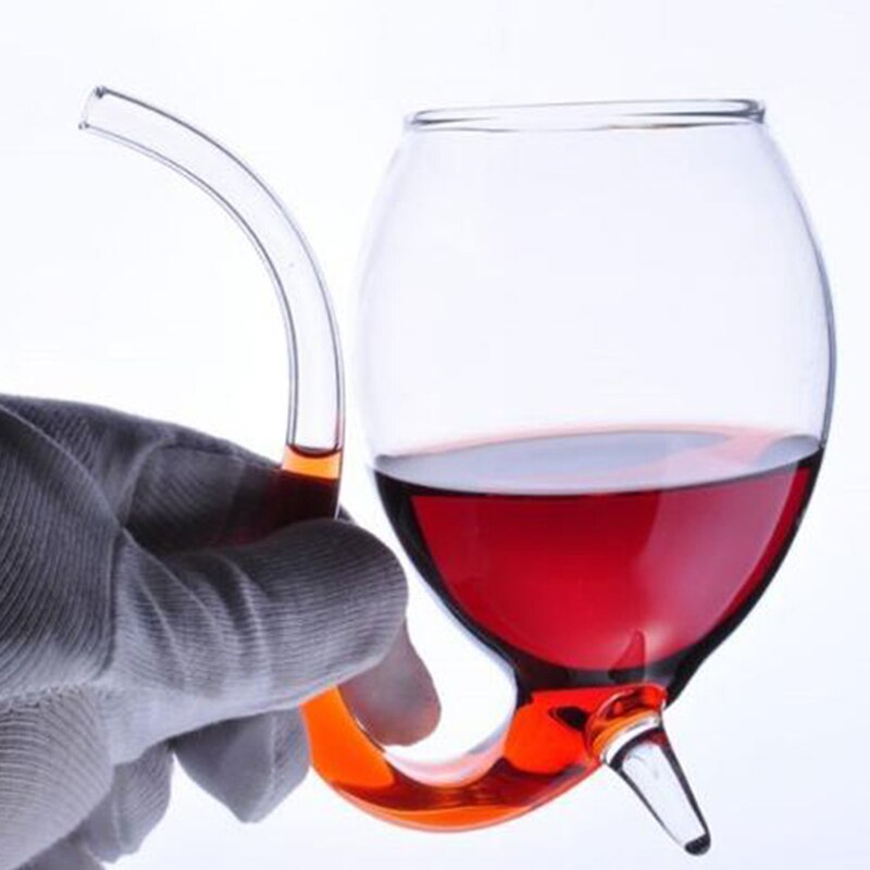 1/3 stk cocktail vinglass gjennomsiktig karaffel innebygd halmbeger restaurant juice krus hjem kopp bar vin verktøy tilbehør