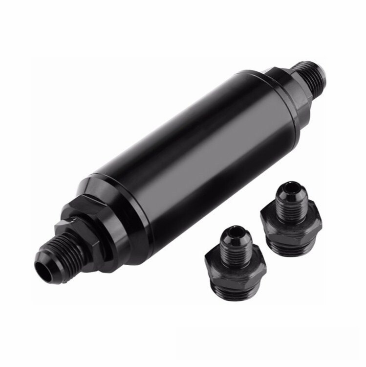 Car Modified Universal 44MM Oil Fuel Filter Oil Filter Element Filter Connector AN6 AN8 AN10