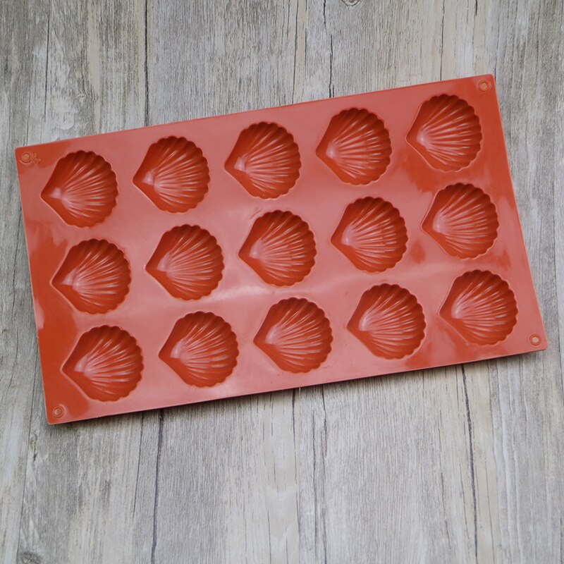 15 Even Shell Silicone Madeleine Cookie Cake Molds Kids Christmas cakes decoration bakeware Cake Decorating Tool