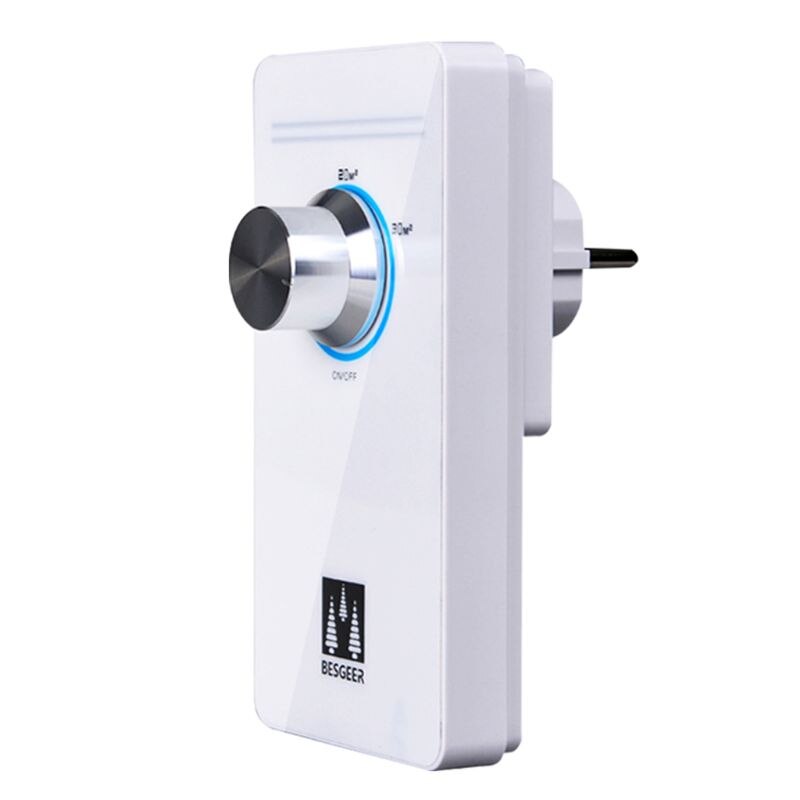 Plug in O3 Air Purifier Ozone Generator Machine for Home Room Travel Cleaner EU: white