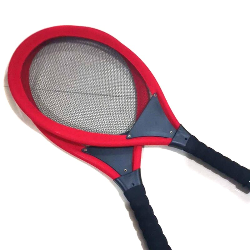 Familjeunderhållning utomhus nattljus träning hållbar led badmintonracket set kolfiber sportutrustning