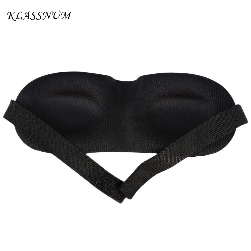 3D Reizen Slapen Oogmasker Traagschuim Gewatteerde Shade Cover Rest Sleep Eyepatch Blinddoek Shield Slaap Masker