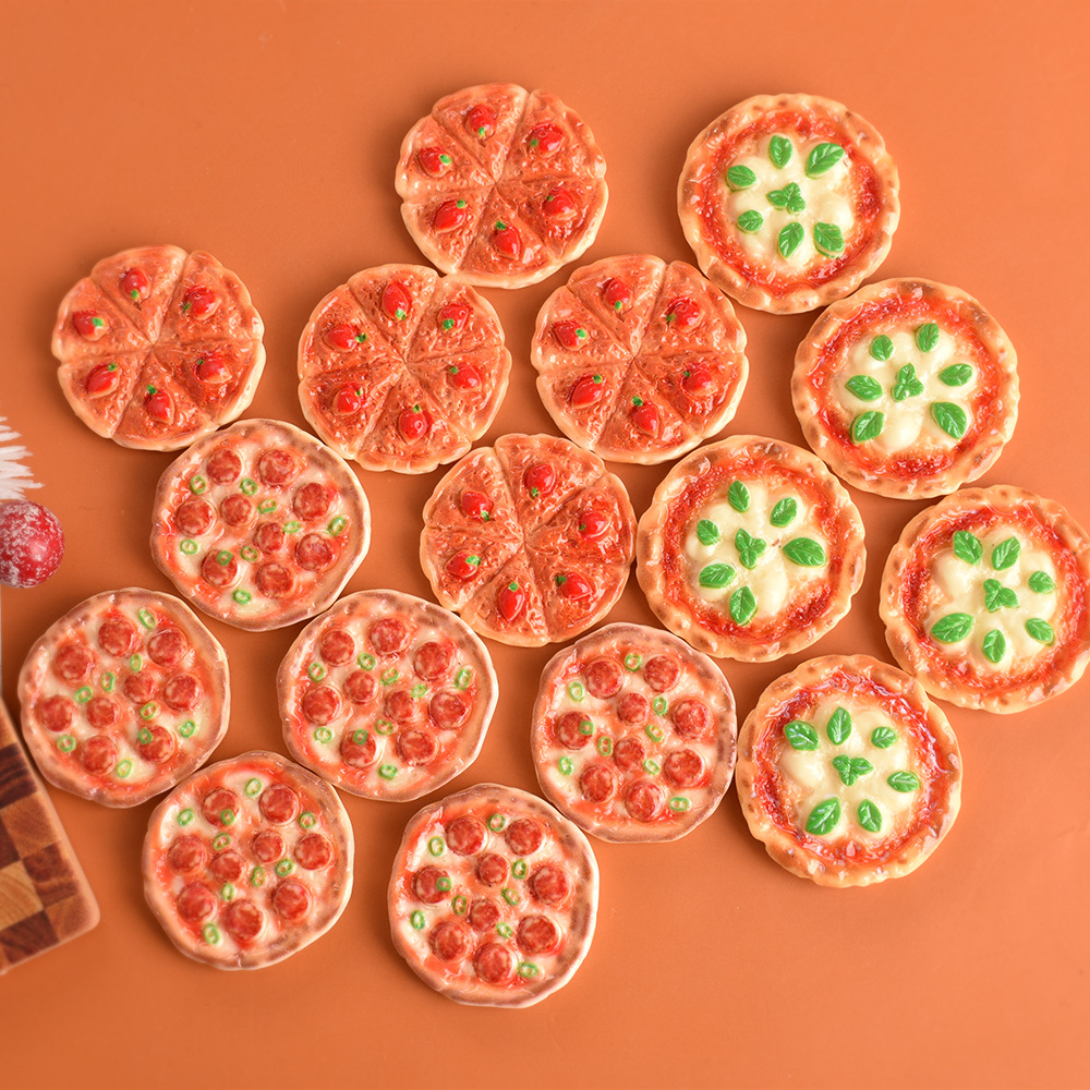 3 stks/set Poppenhuis Miniatuur Voedsel Fruit Kaas Pizza Model Voor Blyth OB11 Pop Accessoires