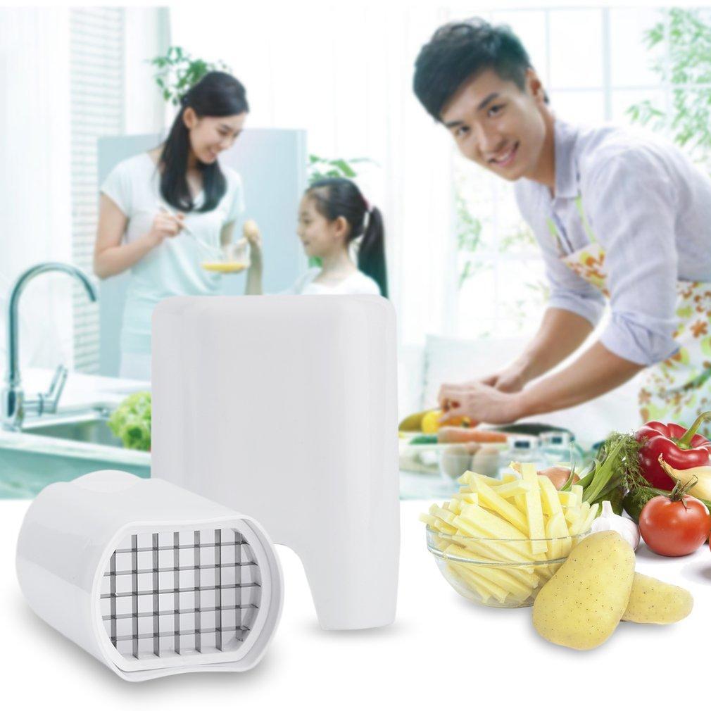 Easy Chip Cutter Chipper French Fry Potato Chopper Makes Perfect Fries Chips KW